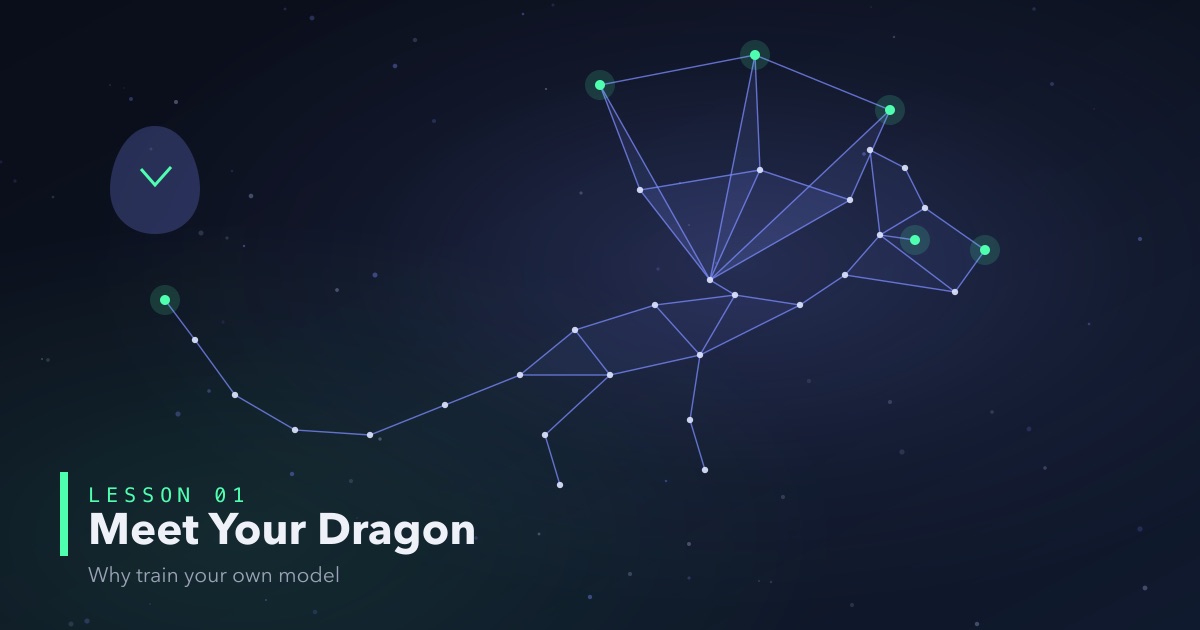Fa cunostinta cu dragonul tau: de ce sa-ti antrenezi propriul model?
